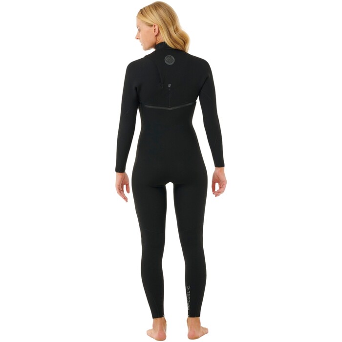 2024 Rip Curl Womens E-Bomb 3/2mm Chest Zip Wetsuit 15NWFS - Black